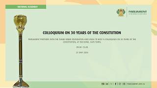 Colloquium on 30 Years of the Constitution, 22 May 2026