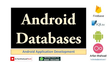 Android Databases by Arfan Shahzad in Urdu