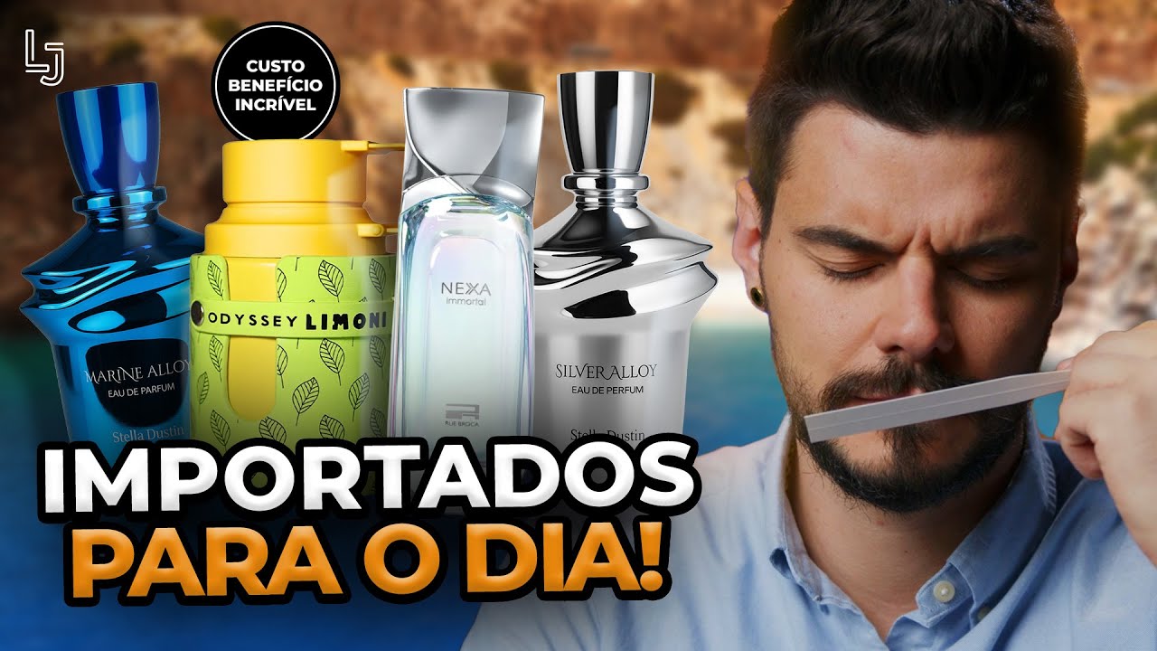 04 PERFUMES IMPORTADOS PERFEITOS pro DIA! Custo benefício INCRÍVEL e CHEIROS QUE RENDEM ELOGIOS!