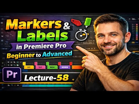 Markers & Labels in Premiere Pro – Edit Faster Like a Pro (Beginner to Advanced)