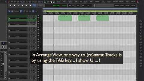 Reaper DAW: Naming Tracks - trick.