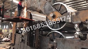 Heavy duty pre press machine for particle board/MDF production line