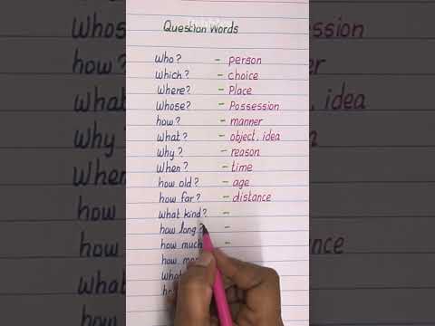 Question Words I Given Pair & Missing Pair I Square Trick #pebbleskidslearning