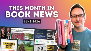 Book prize winners, a savage Cusk review, and millions of pages saved • This Month in Book News ✨