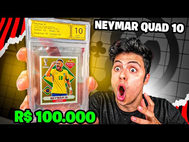 Figurinha Legend Copa Do Mundo Qatar 2022 Neymar Jr Prata - Corre Que Ta  Baratinho