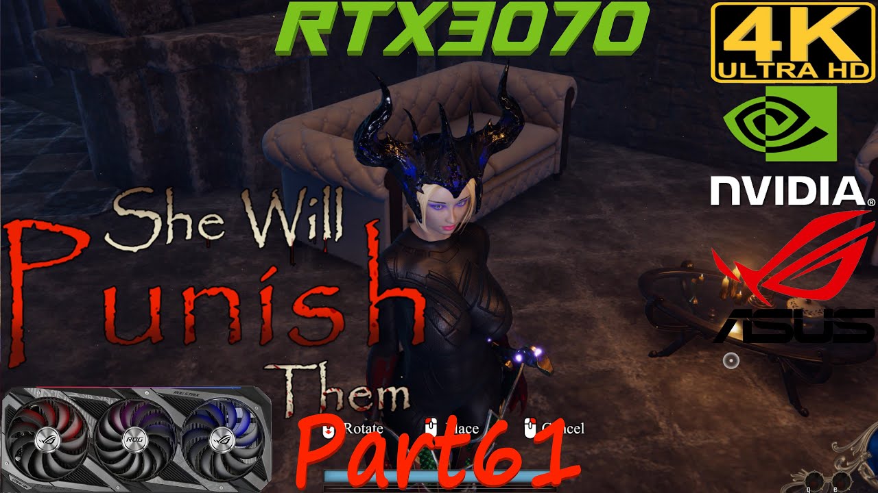 She Will Punish Them - Castle Decoration - Hard Mode - Part 61 -✨2022✨4K - UHD