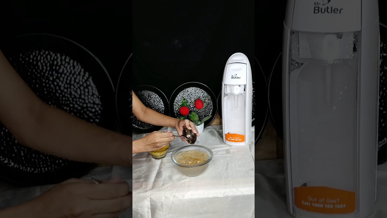 Mr. Butler Sodamaker DIY drinks Fizzy Golgappa recipe YouTube