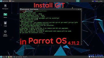 How to Install GIT in (Parrot OS 4.11.2) - Just Linux