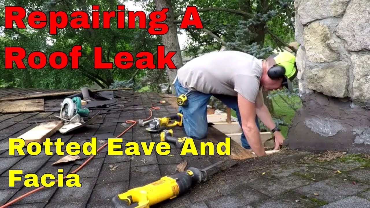 Fixing A Rotted Roof Overhang, Leaky Roof | How To | MY DIY