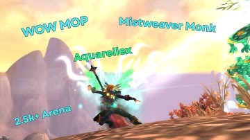 Aquarellex ft Jesterstd - Mistweaver Monk, WoW MoP 5.4.2, 2500+ Arena (2v2)