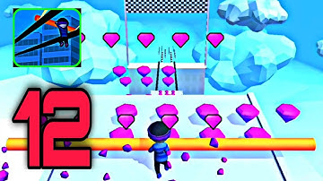 Roof Rails - Gameplay Walkthrough Part 12 levels 125 to 135 LILU (iOS & Android)