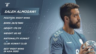 Saleh Almosawi - Right Wing - Kuwait Club - Highlights - Handball - CV - 2020/21