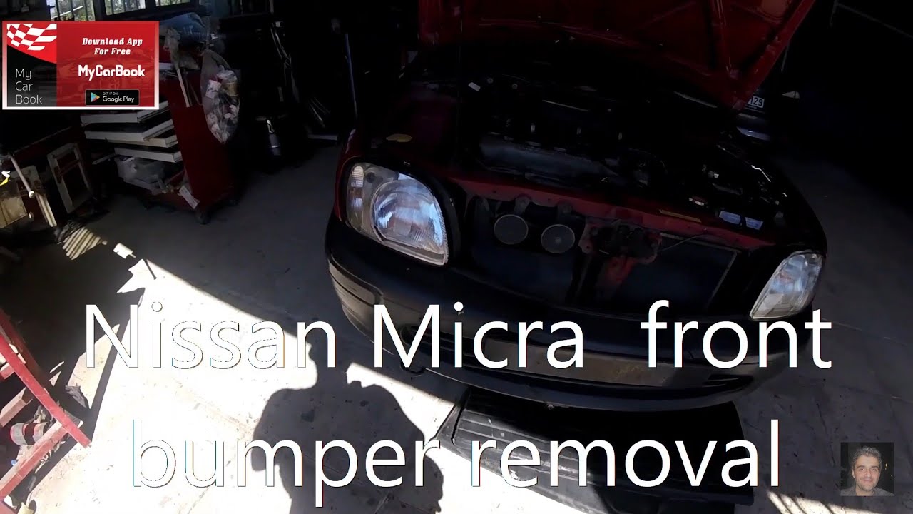 Nissan Micra (K11, 1992-2002) Front Bumper Removal - Youtube
