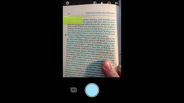 Capturing excerpts from print books with Drafts and Prizmo Go