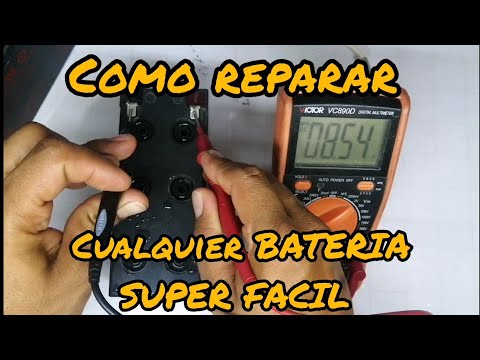 Vídeo: Com Reparar Una Bateria De Plom