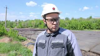 На главном техническом водоеме Уральской Стали возобновили работы по очистке дна от иловых отложений