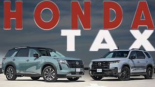 $6,000 Gap: 2026 Honda Pilot Black Edition vs 2026 Nissan Pathfinder Platinum. 3Row SUV Showdown.