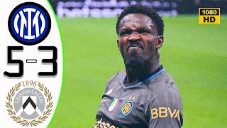 Inter vs Udinese 5-3 Highlights Dramatic Comeback & All Goals 2026