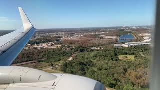 Landing at Orlando (MCO) airport onboard American Airlines Boeing 737-800