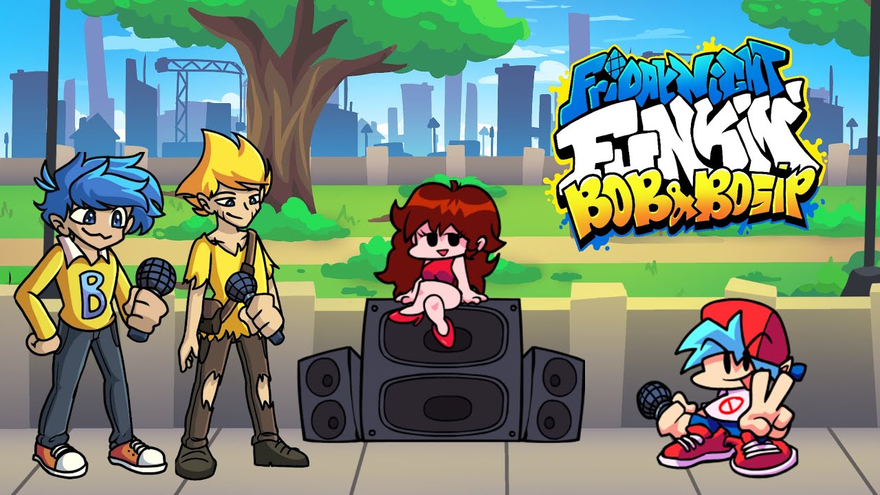 Un Mod Con Buena Música/ Friday Night Funkin vs Bob and Bosip Full Week ...