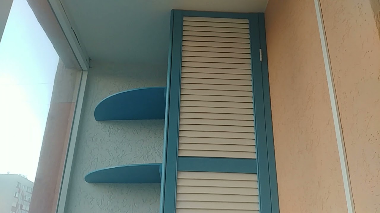 Делаем встроенный шкаф на балкон своими руками