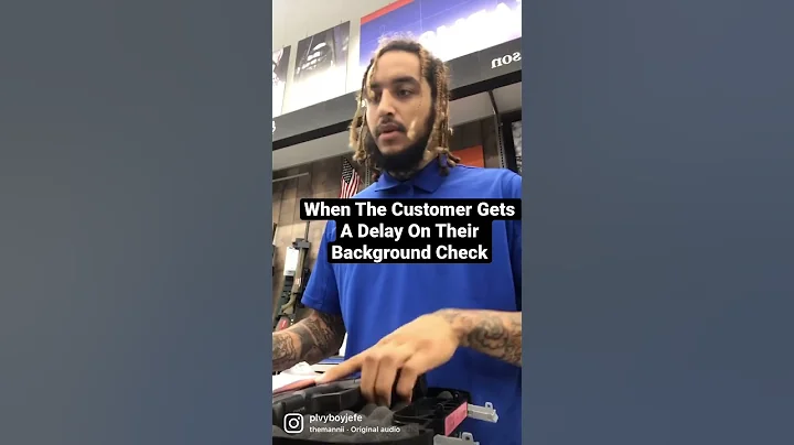 When The Customer Gets A Delay On Their Background Check 🤣🤣🤣