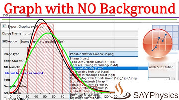 How to export graph with transparent background in origin
