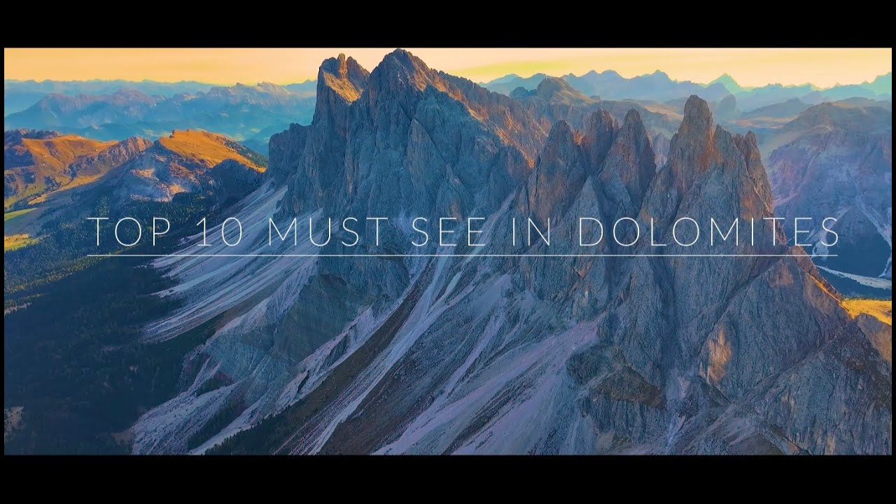 Experience The Majestic Beauty Of The Dolomites In 4k Drone Video! I Blesinski Travel