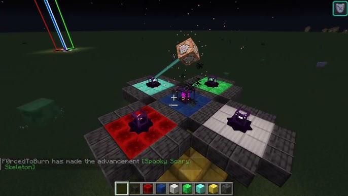 Command Block Recipe for Cracker's Wither Storm Mod Minecraft Data Pack