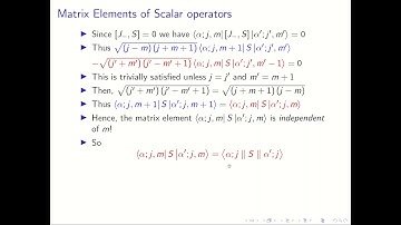 21 The Wigner-Eckart theorem