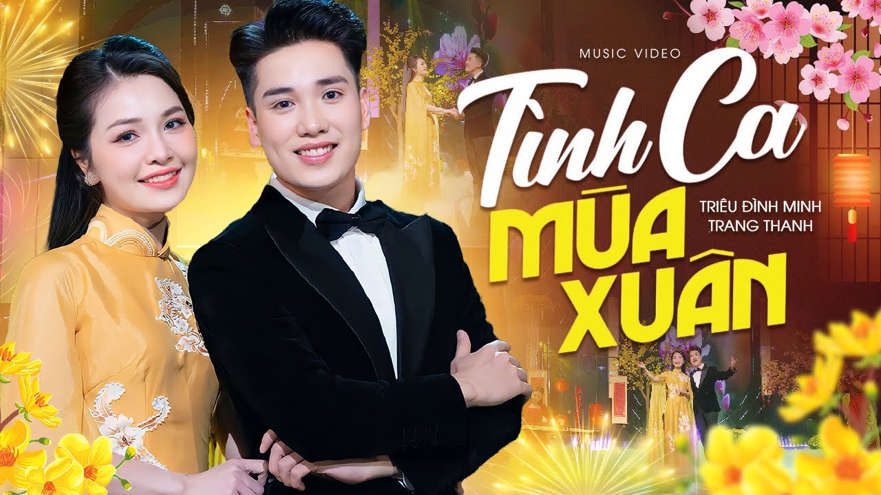Tình Ca Mùa Xuân - Triệu Đình Minh ft Trang Thanh | Vợ Chồng Song Ca Nhạc Xuân Chào Năm Mới