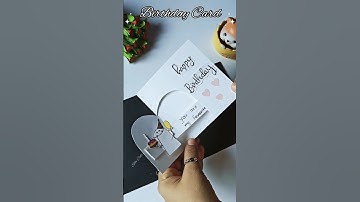 DY Cute birthday card ideas | Birthday Card ideas #diy #art #cute #craft #handmade #shorts #gift