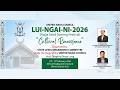 Inaugural Function UNC LUI NGAI NI 2026 Naga Seed Sowing Festival 14th 15th Feb 2026
