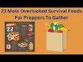 23 Most Overlooked Survival Foods For Preppers To Gather