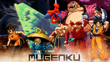 Serious Yuri Sakazaki vs Mystikblaze Evil Ryu, Jin Kazama, Spiderman, Deperado, Son Goku, etc MUGEN