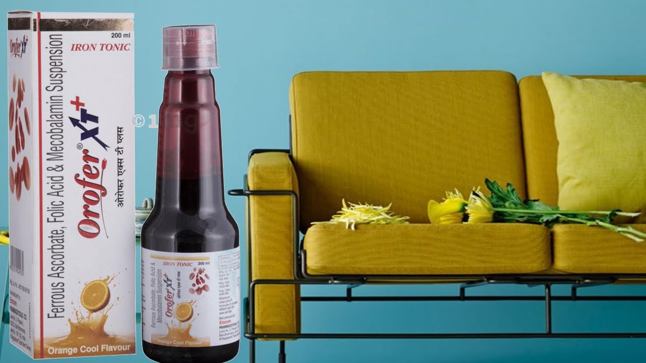 Ferrous Ascorbate, Folic Acid & Mecobalamin Suspension Orofer Xr+ ओरोफर एक्स टी प्लस