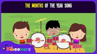 Months of the Year Lyric Video - The Kiboomers Preschool Songs & Nursery Rhymes Resimi