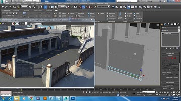 Tutorial on Modeling Texturing and lighting a 3d enviroment in 3dsmax. (Part 2 )