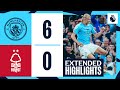 EXTENDED HIGHLIGHTS | Man City 6-0 Nottingham Forest | Haaland hat-trick heroics, Alvarez double!