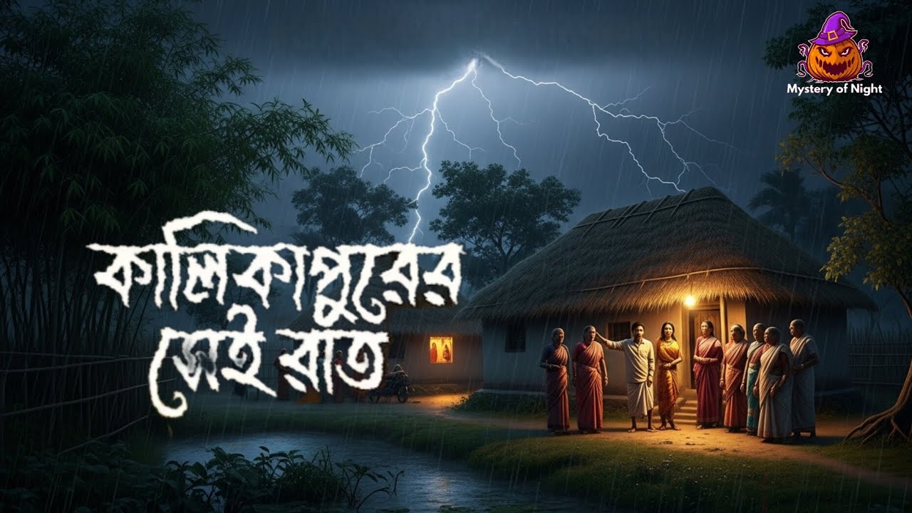 কালিকাপুরের সেই রাত | ঝড়–বৃষ্টির ভয়ংকর সত্যি ভূতের গল্প | গ্রাম বাংলা ভূতের গল্প ।