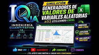 🎲 Generadores de Variables Aleatorias en Excel | Minicasos Resueltos Paso a Paso para Ingeniería