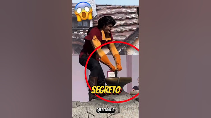 TI SVELO COME SOLLEVARE LA SPADA NELLA ROCCIA DI DISNEYLAND 😱 #curiosità #explained