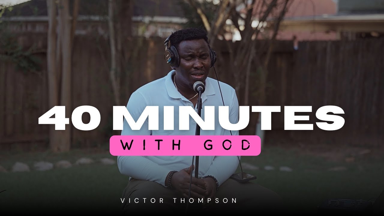 You Deserve It || Intimate Worship || 40 Minutes with GOD - Victor Thompson