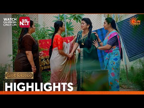 Manchi Kutumbam - Highlights of the day | Watch full EP Sun NXT | 31 Oct 2026 | Sun Gemini