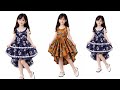 Beautiful Floral High-Low Baby Girl Dress | Party Wear Frock for Kids