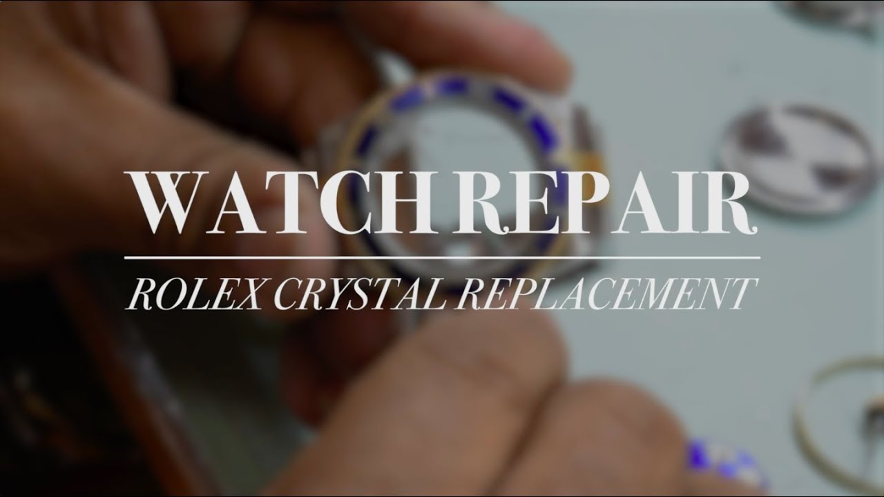 rolex watch glass replacement