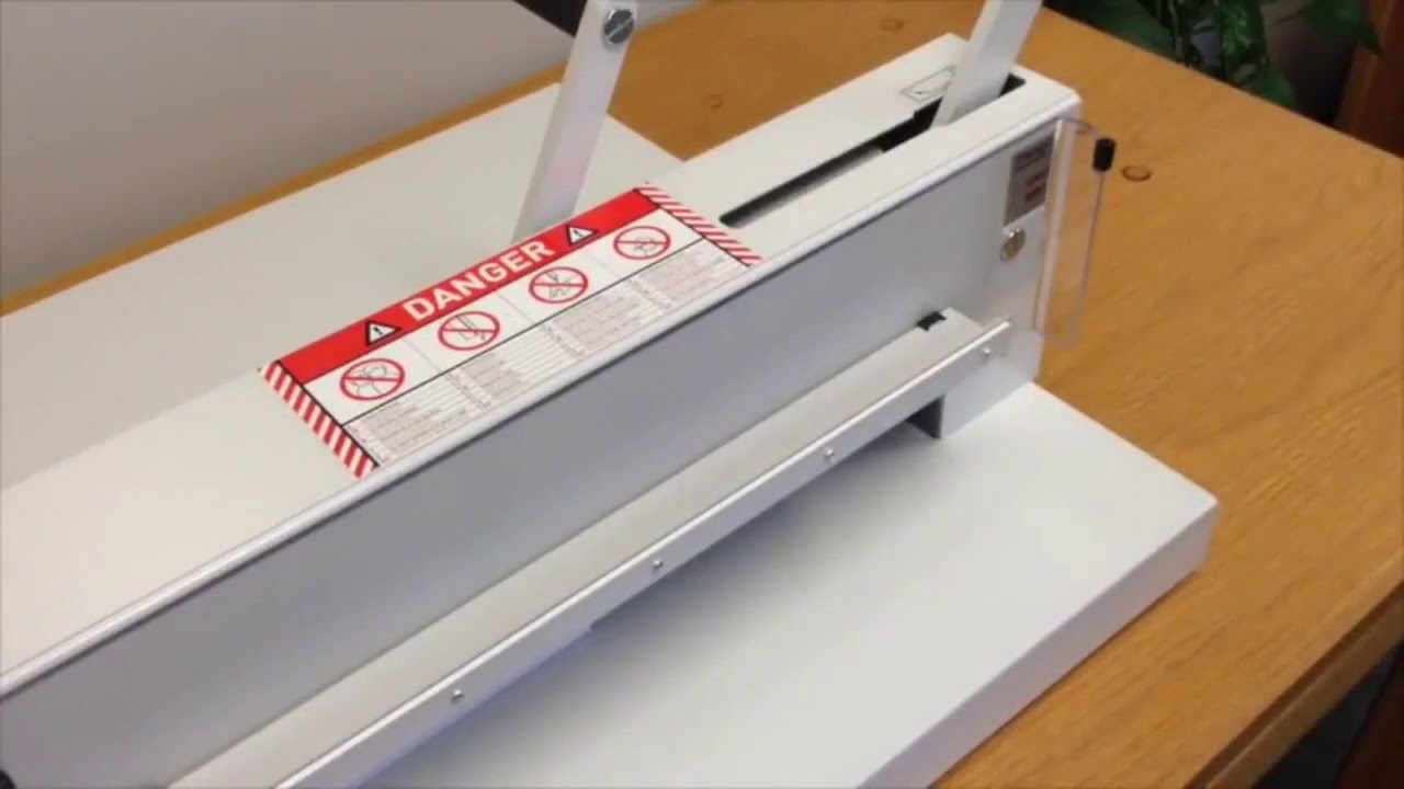 Triumph 4300 Tabletop Paper Cutter Demo