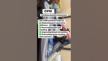 Knee pain | post operative knee stiffness reduced with help of CPM machine