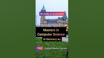 English Courses | MS Computer Science in Germany 🇩🇪