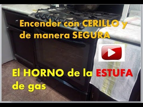 Encender horno de gas arriba y abajo a la vez